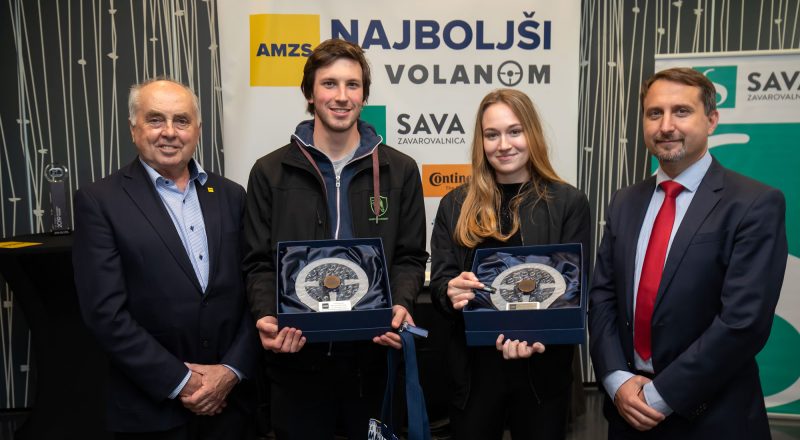 Najboljša za volanom 2019 sta Laura Cerovšek in Luka Gril