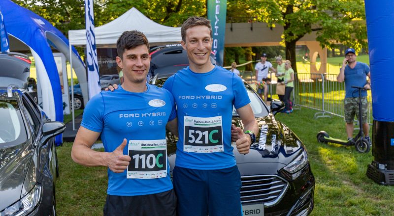 Šest Fordovih trojk na teku Business Run Ljubljana