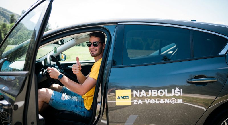 Žiga Žgur, najboljši mladi voznik Slovenije