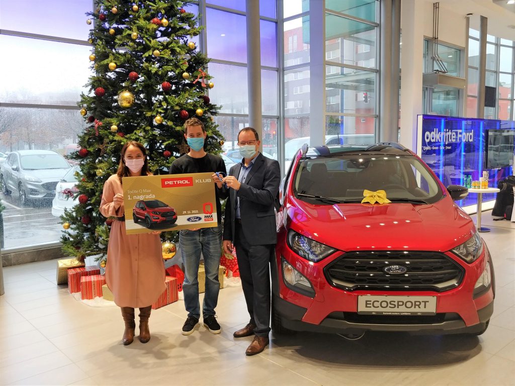 Podelili glavno nagrado atraktivni Ford EcoSport Active