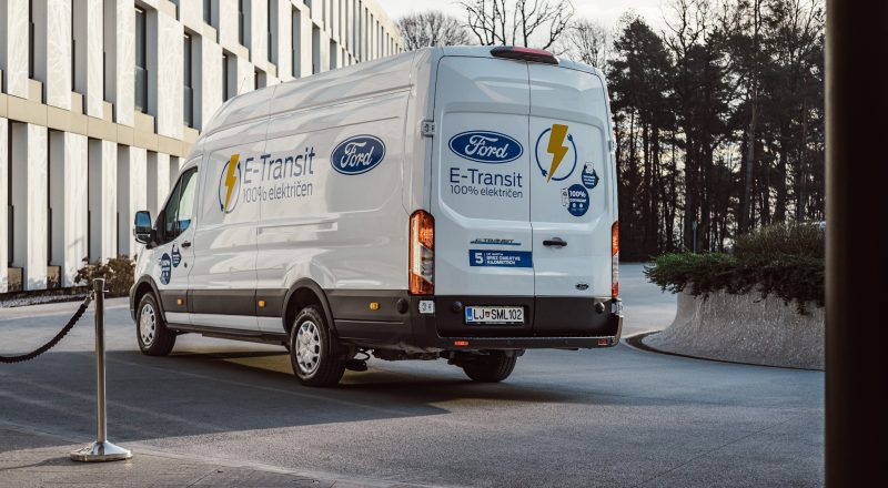 V Slovenijo zapeljal električni Ford E-Transit