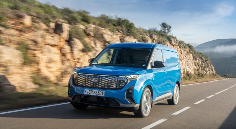 Ford E-Transit Courier za &scaron;e večjo produktivnost