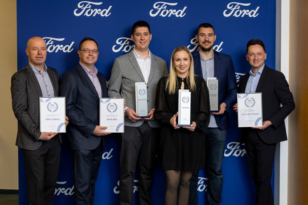 Priznanja Fordovemu trgovcu in serviserjema leta 2025