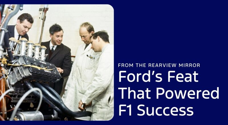 Pogled v zgodovino ob dolgo pričakovani vrnitvi Forda v formulo 1