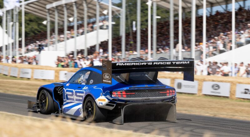 Super Mustang Mach-E je v Goodwoodu slavil tretjo zaporedno zmago